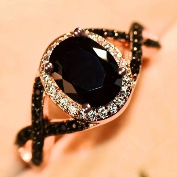 SILVER DIAMOND BRIDAL RING - Picture 3 of 4